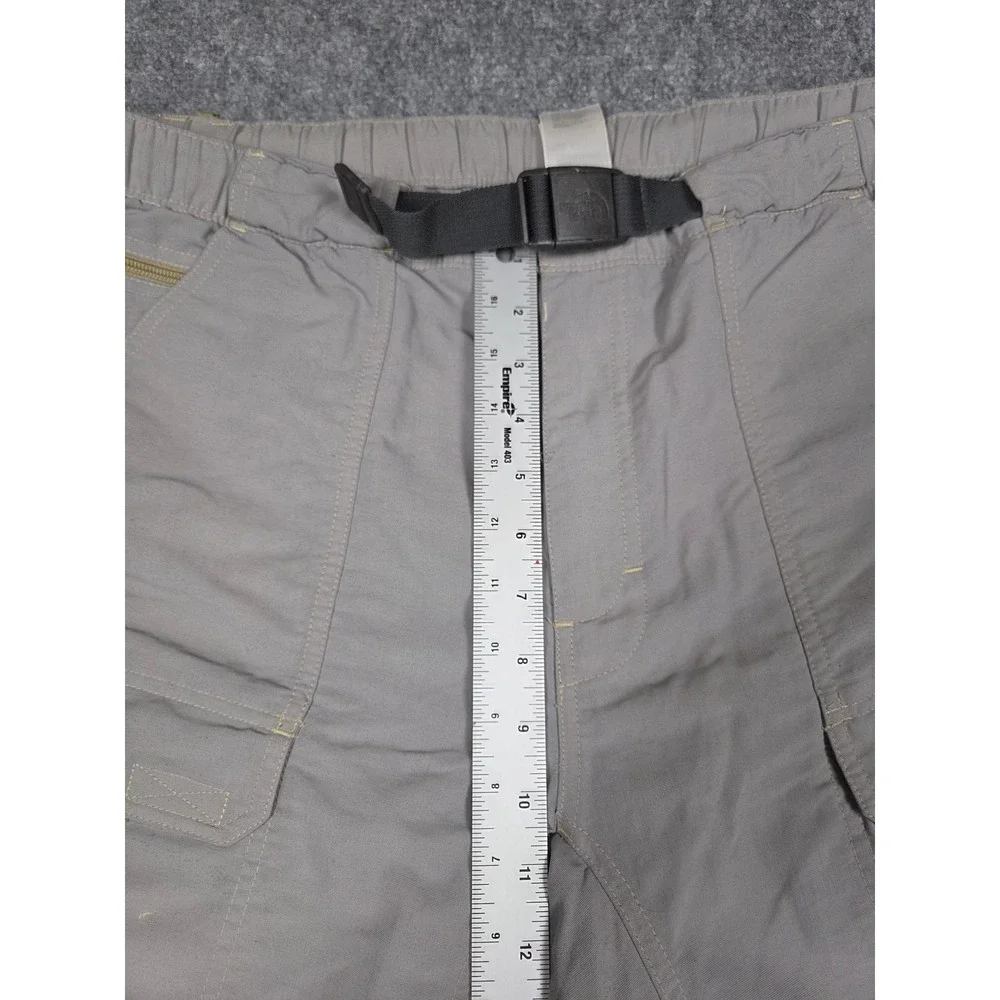 The North Face Convertible Hiking Pants Mens XL Gray Zip Off Cargo Trekking - Picture 11 of 12